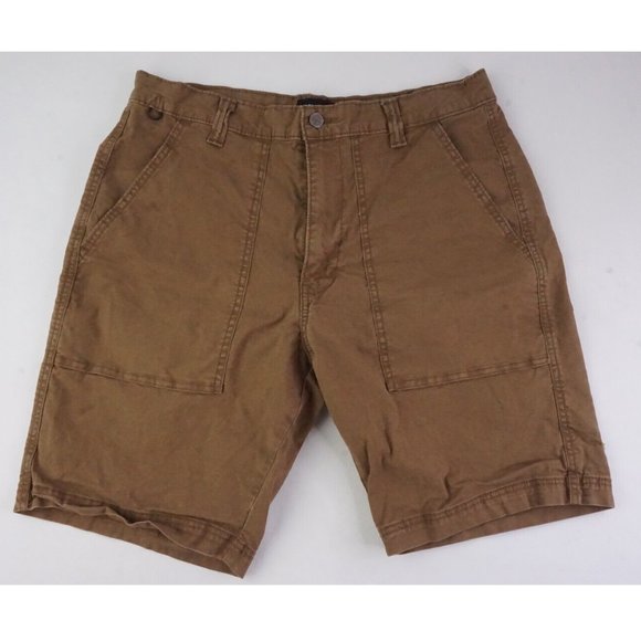 Levis Denizen Men's Flex Lightweight Work Utility Shorts Khaki 34 Brown - Picture 1 of 8